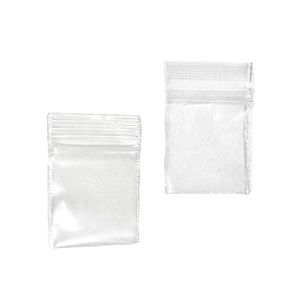 Clear Zip Seal 2mil Reusable Poly Bags 110ct